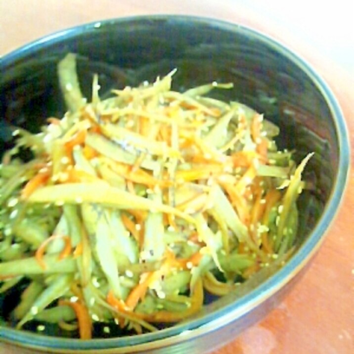 コチュジャンで甘辛!ご飯がすすむ!きんぴらごぼう